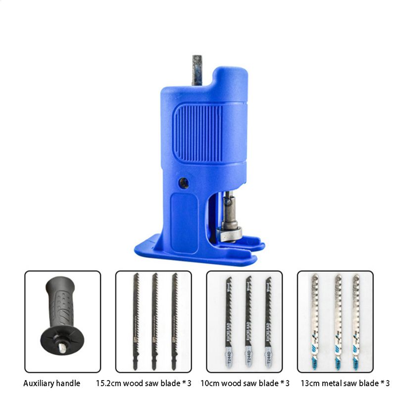 Reciprocating Saw Adapter Electric Drill Modified Electric Saw Hand Tool Wood Metal Cutter Saw
