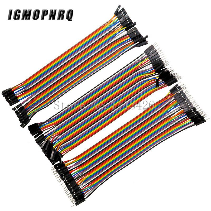 120pcs 20cm 2.54mm Dupont Line Male to Male + Male to Female + Female to Female Jumper Wire Dupont Cable