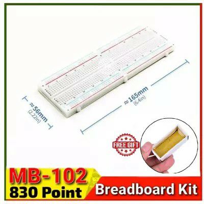 MB102 Breadboard 400 830 Point Solderless PCB Bread Board Test Develop DIY for arduino laboratory SYB-830 MB-102