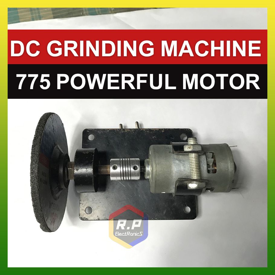 DC GRINDING MACHINE FULL SETUP WITH POWERFUL 775 MOTOR