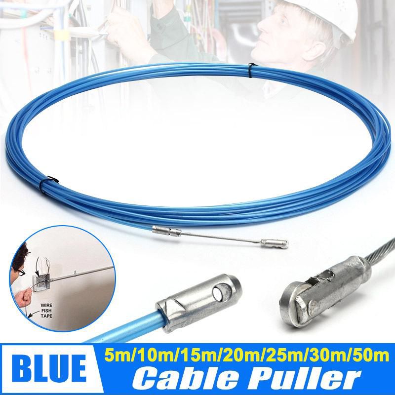 Electrician Tape Conduit Ducting Cable Puller Tools Wheel Pushing for Wiring Installation