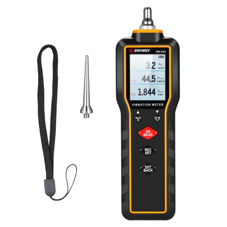 Portable Vibration Meter Vibration Measure Tool Vibrometer Handheld Vibration Meter Digital Vibration Meter Vibration Measure Tester Gauge