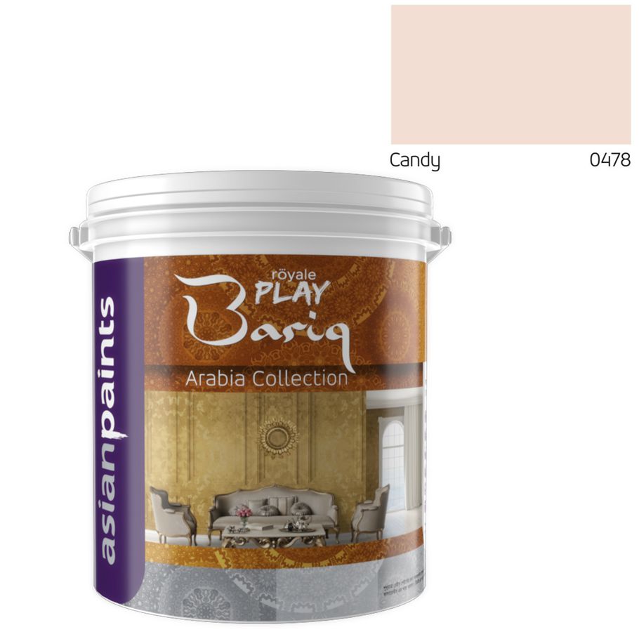 Asian Paints Royale Play Bariq Arabia Collection (Gold) - Candy - 4L
