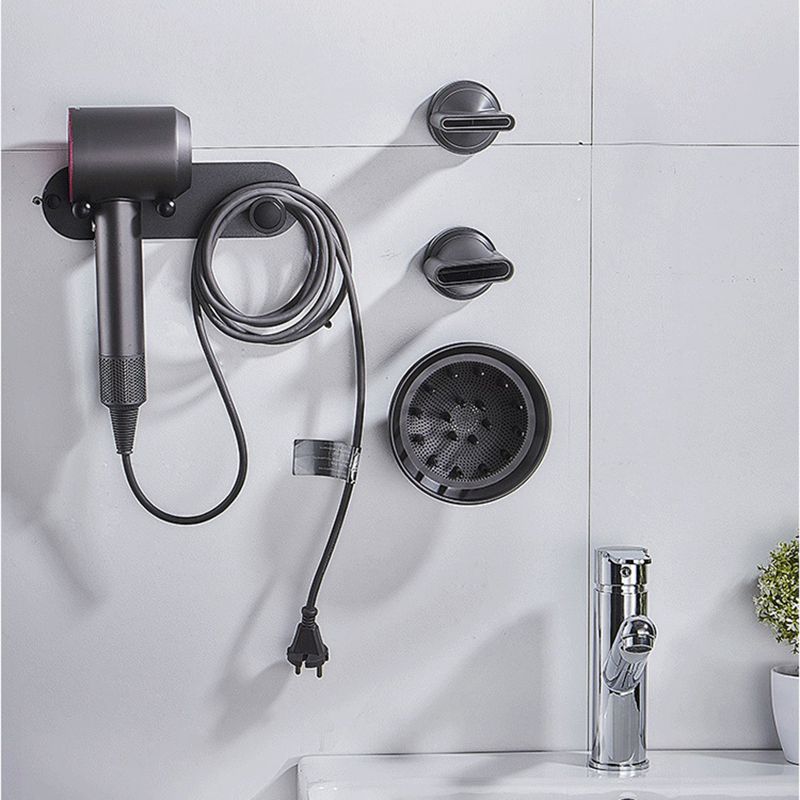 Wall Mounted Holder for Dyson Supersonic Hair Dryer, Self Adhesive Wall Hanging  Plug, Diffuser and Nozzles Organizer