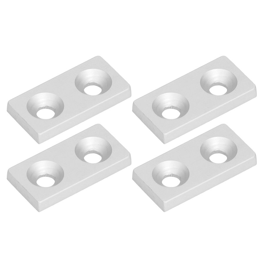 Buy Ying 10Pcs Aluminum Alloy End Cover Double Holes Plate for Profiles Frame CNC Machines