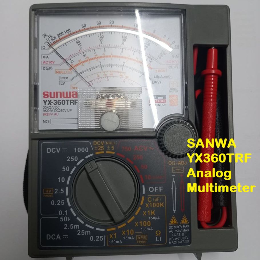 YX360TRF YX 360 TRF Analog Multimeter AC DC Voltmeter Measuring Tools Multimeters & Analyzers