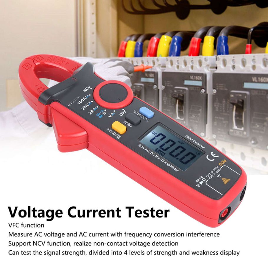 Clamp Meter//UT210E//Handheld Digital Multimeter Voltage Current Tester with VFC Function///AHN