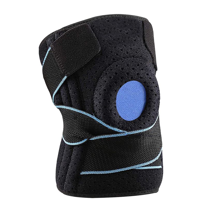 Knee Support Knee Brace Adjustable with Side Stabilizers ​& Patella Gel Pads for Knee Pain Relief Injury Recovery