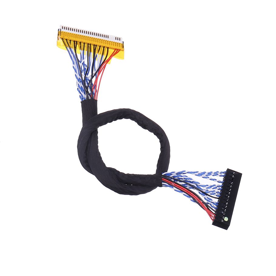 FIX S8 30P 2CH 8-bit Screen Line LVDS Cable For 17 19 22 26 Inch Universal LCD Driver Board -