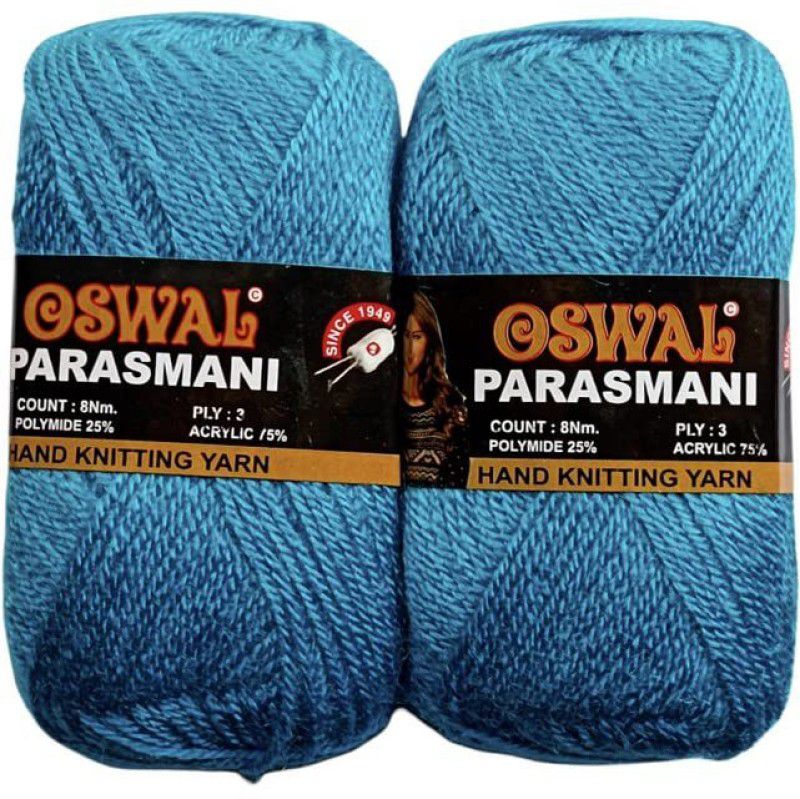 JEFFY Oswal parasmani Wool Hand Knitting Soft Fingering 700 Gram