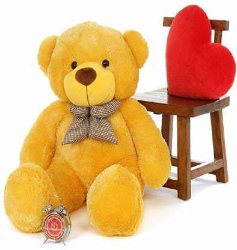 EsKimo 3 feet high quality teddy / valentine teddy / anniversary gift teddy/ teddy for girlfriend / cute teddy - 90 cm  (Yellow)