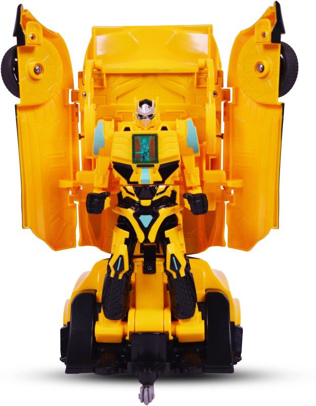 turboz Battle Transforming Robot Uvixator - (Fighting function)  (Yellow)