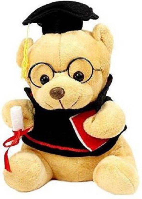Saubhagye Gift cute Musical Graduate Teddy(Vakil) stuffed soft - 22 cm (Multicolor) - 22 cm  (Multicolor)