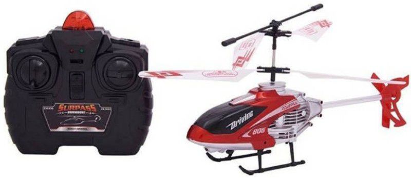 indmart Velocity remote control Red helicopter for kids  (Red)