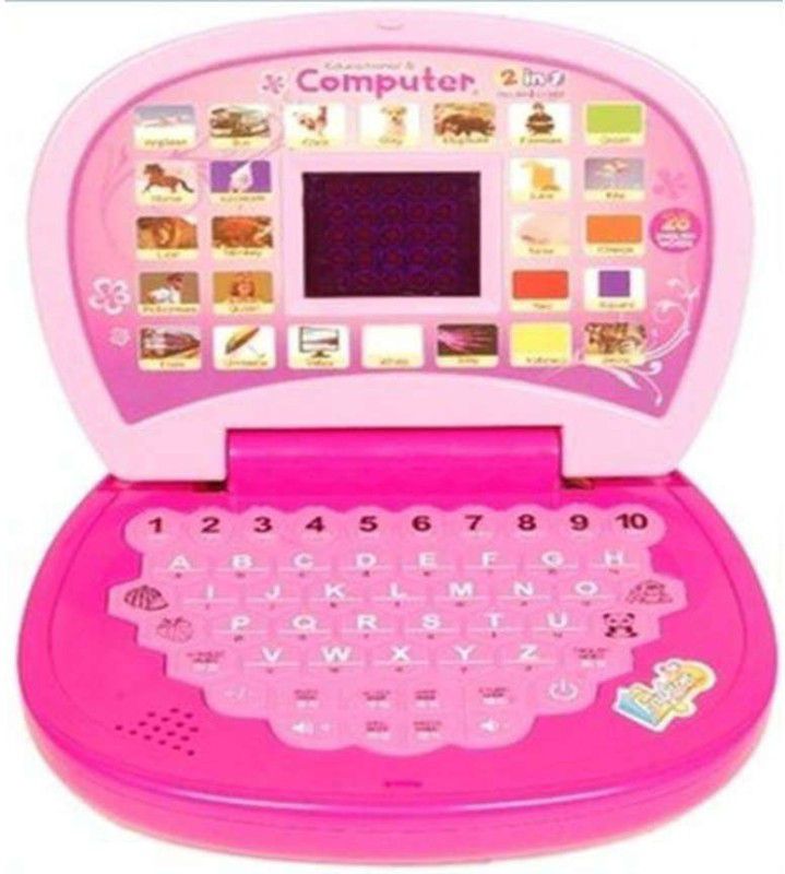 KRISHNA 2011P Kids Educational Laptop  (Pink)