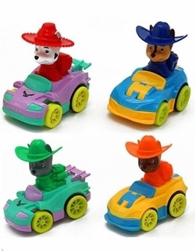 MPH ENTERPRISE Pull Back paw Patrol Cartoon Series Vehicles car Toys for Kids  (Multicolor)