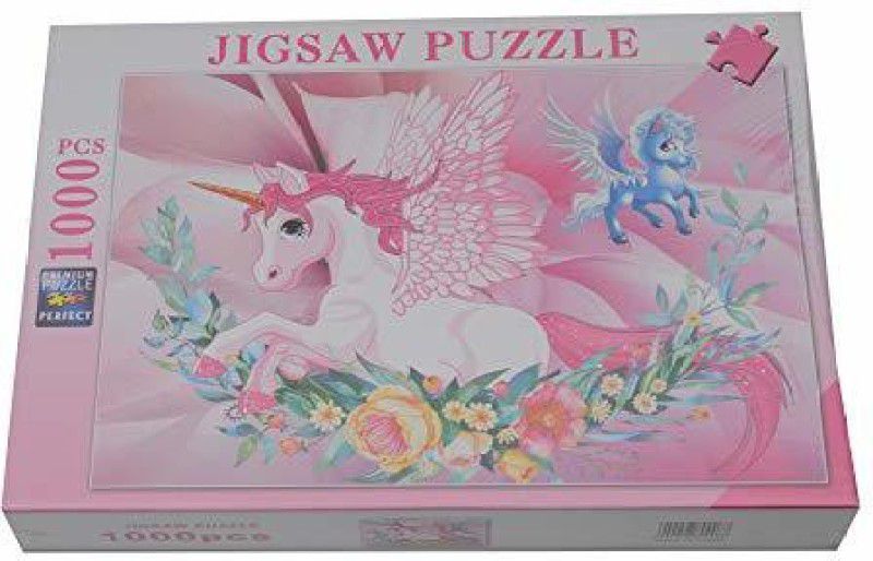 Store2508 Jigsaw Puzzle Unicorn 1000 Pcs (50*75 cm) (Design_B)  (1000 Pieces)