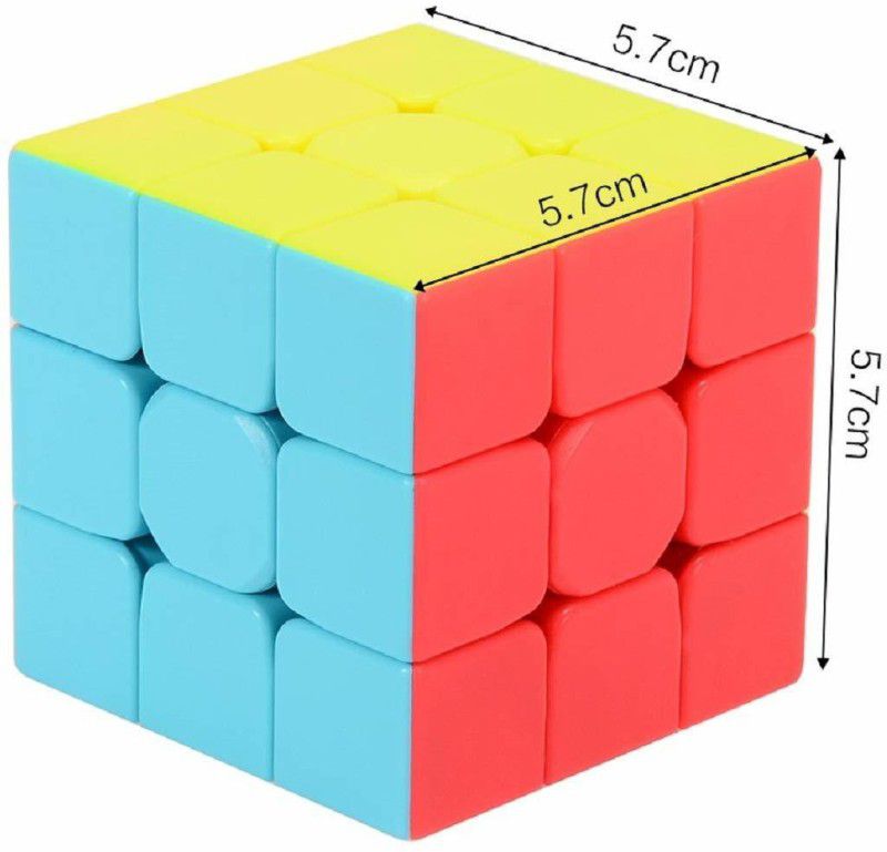 wengty Cube 3x3x3 High Speed Stickerless Magic 3x3x3 Brainstorming Puzzle Cube  (1 Pieces)