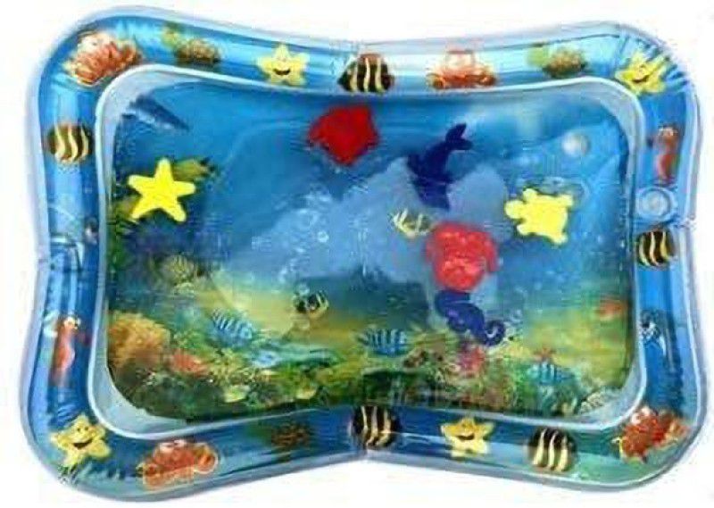 Boriva Inflatable Baby Mat Tummy Time Play mat Infants Toddlers Water| Multi Color Inflatable Swimming Pool  (Multicolor)