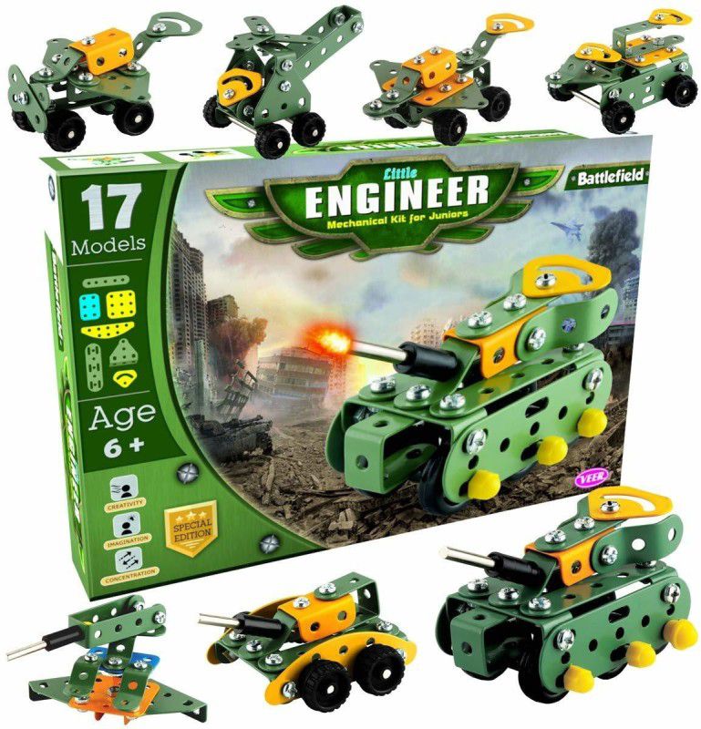 AMAKART Veer Little Engineer- Battlefield  (Multicolor)