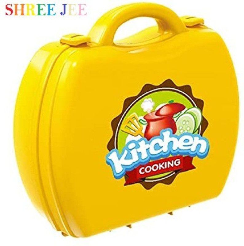 Shree Jee KIDS ROLE PLAY TOY,KIDS Kitchen Set Briefcase and Accessorie