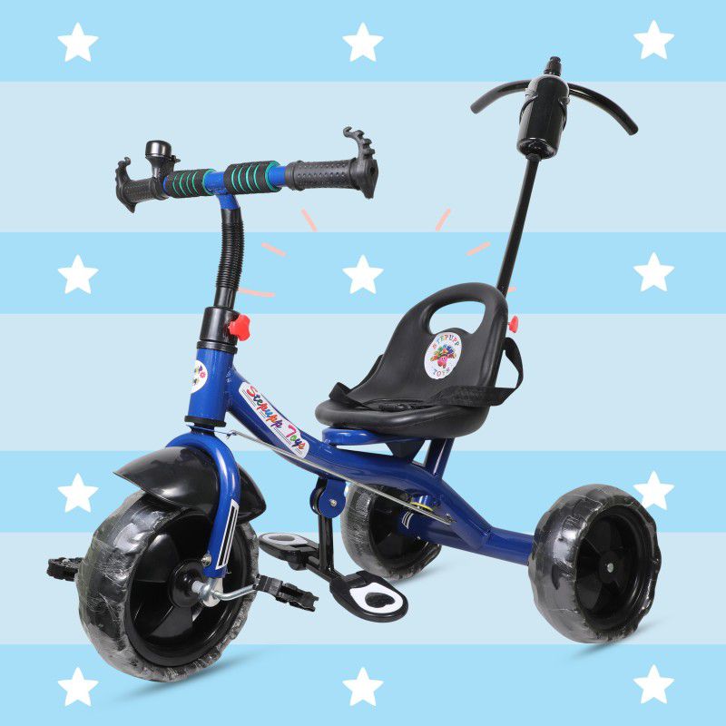 DIYANK DY DARK BLUE COLOR PARENT HANDLE FOR TODDLERS-04 Tricycle  (Multicolor)