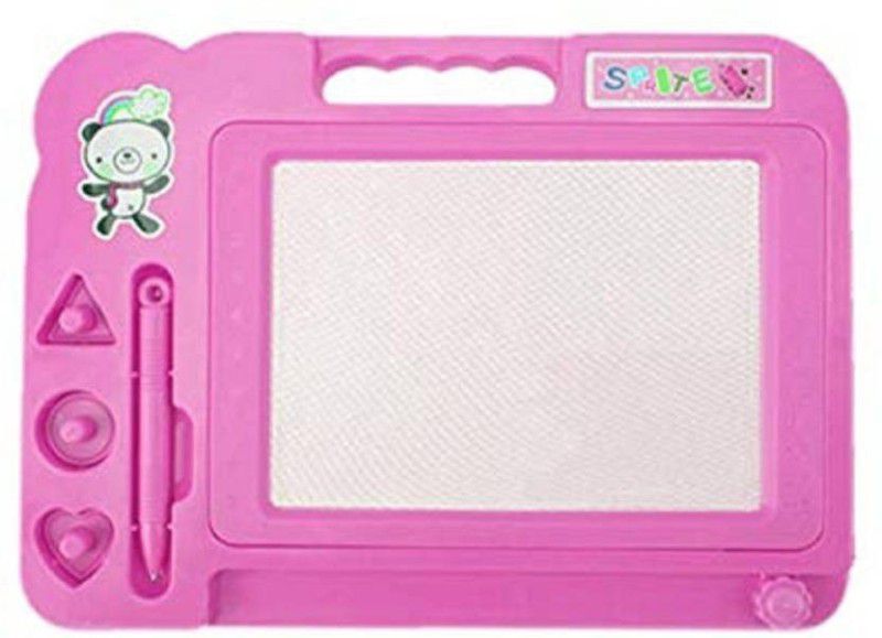 TinyTales Drawing slate 2 in 1 for kids with different shapes to read and write for gift writing & drawing magic slate    (Multicolor)