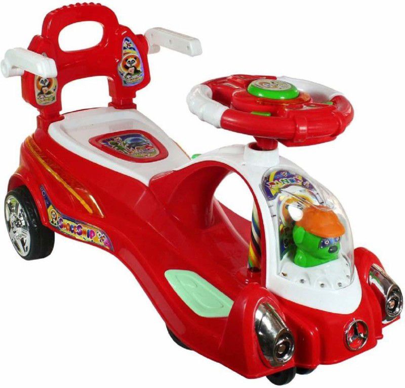 baby tone B.T space car magic Rideons & Wagons Non Battery Operated Ride On (RED) B.T space car magic Rideons & Wagons Non Battery Operated Ride On (RED) Tricycle  (Red, White)
