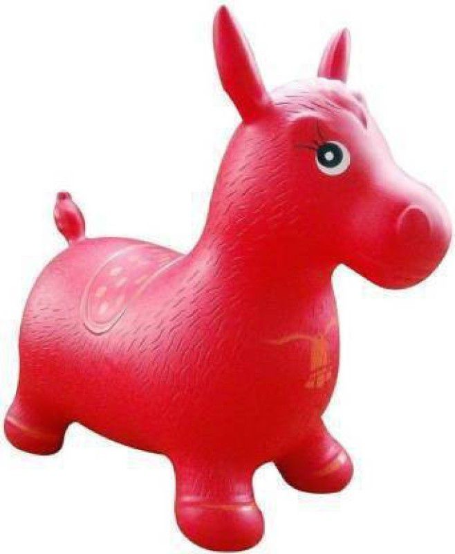 3dseekers Jumping & Bouncer Riding Horse Animal  (Multicolor)