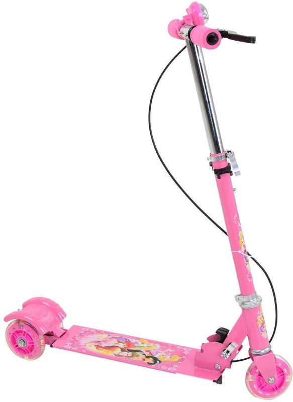 LUKHI ENTERPRISE Road Runner Scooter for Kids of 3 to 14 Years Age Adjustable Height, Foldable, Kids Scooter  (Pink)