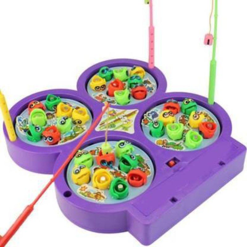 Tenmar Fishing Catching Game With Music FOR KIDS Party & Fun Games Board Game Party & Fun Games Board Game  (Multicolor)