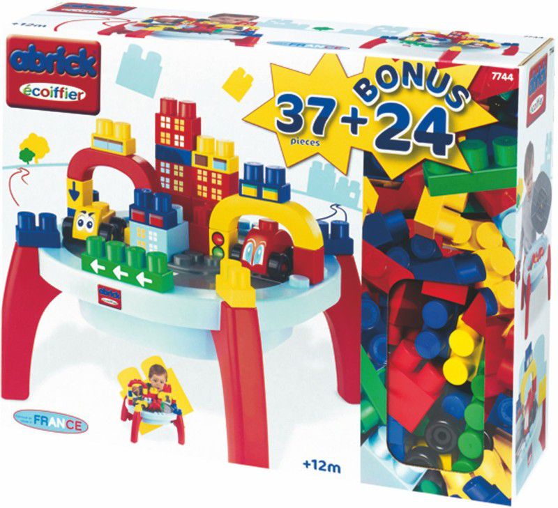 Ecoiffier Abrick 300 Pieces Toy Chest  (Multicolor)