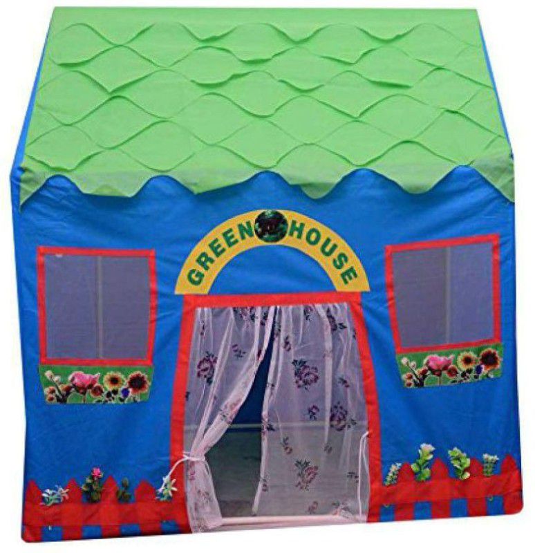 latest radhe Green House Tent For Kids  (Green)