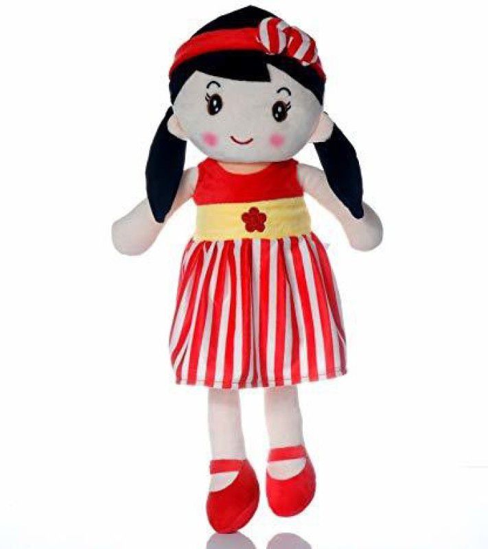 pipika Premium Quality Stuffed Soft Doll for Girls Red - 60 cm  (Red)