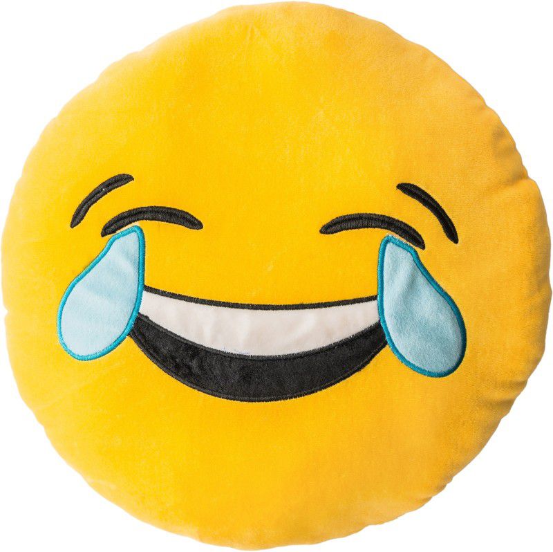 Dimpy Stuff Emoji with tears - 25 cm  (Yellow)