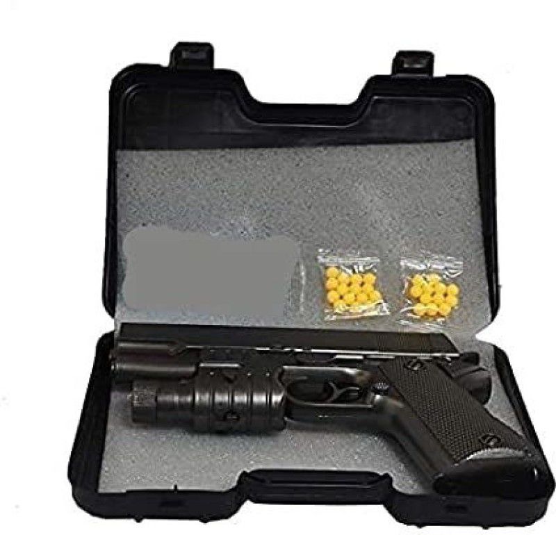 mayank & company Hand Gun PUBG Pistol with Round Reload And Plastic BB Bullets Guns & Darts  (Multicolor)