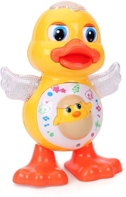 TUKAMCHA Dancing Duck With Music, Flashing Lights and Real Dancing Action  (Multicolor)