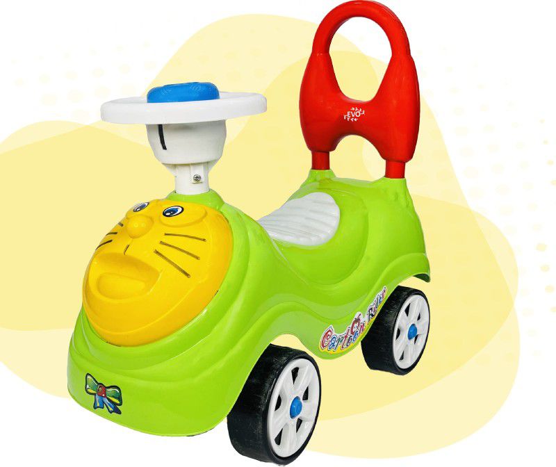 EVOHOUSE Kids Baby Magic Ride on Push Car Ride with music for Children Kids Toy  (Green)