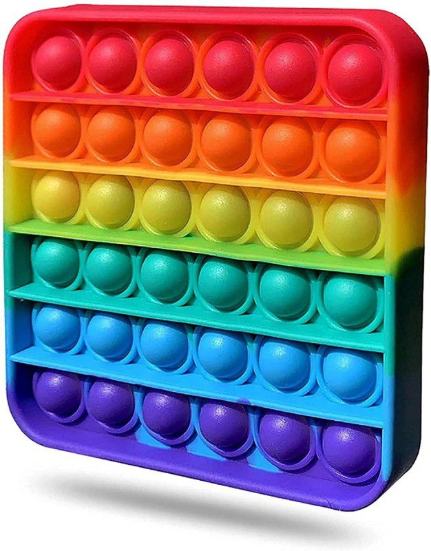 lilheaven Popit Bubble Fidget Sensory Toy, Special Silicone Stress Relief Toy  (Multicolor)