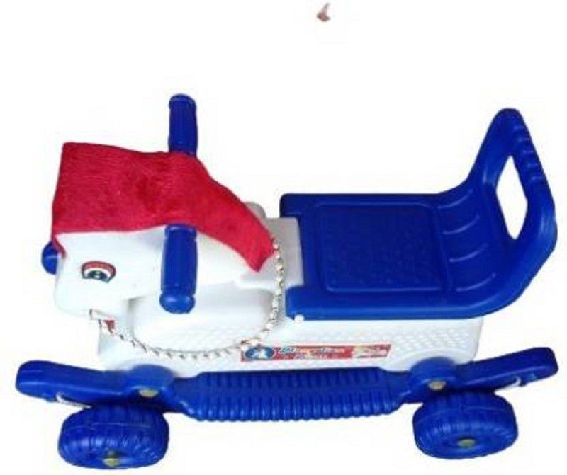 s yuvraj Rideons & Wagons Non Battery Operated Ride On  (Blue, White)