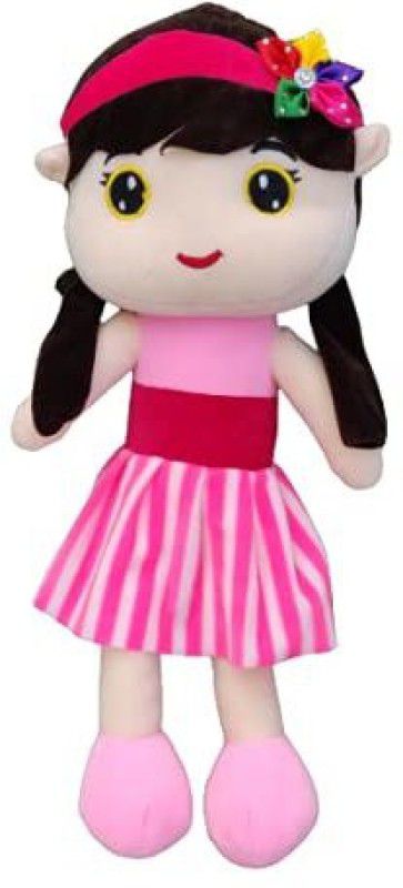 RDA Business Collection super soft stuffed doll soft toy doll for baby girl/kids/child  (Pink)