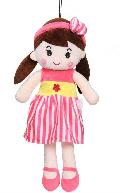 Kraftix Pink Candy Rag Doll Stuffed Plush Soft Toy Doll Teddy Bear Animal For Girls Boys Kids Baby Car Birthday Home Decoration Cute Lovely Premium Quality KST140875 - 75 cm  (Pink Candy Rag Doll)