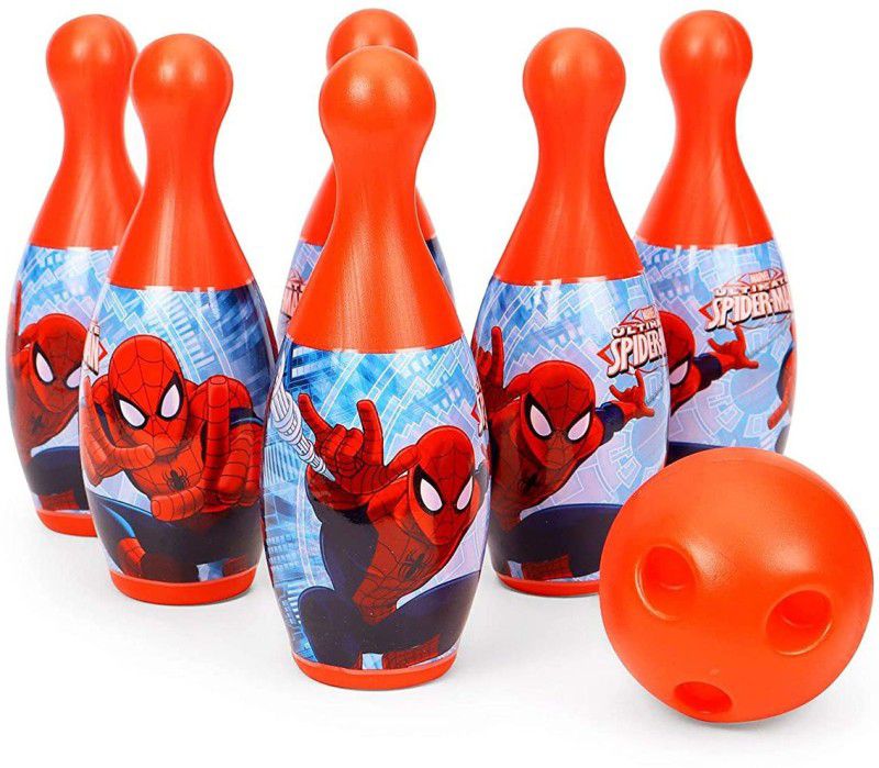 jmv Spiderman Bowling Set for Kids, Multicolor Bowling Bowling