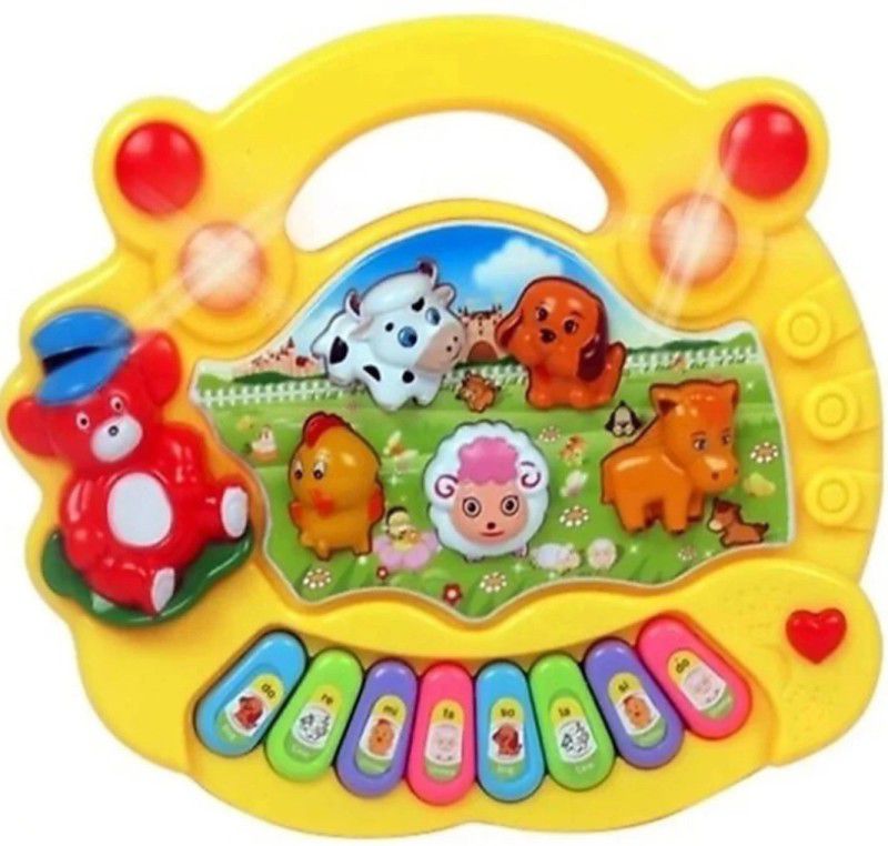 TOY RK SHINE MUSICAL TOY PIANO FOR KIDS  (Multicolor)