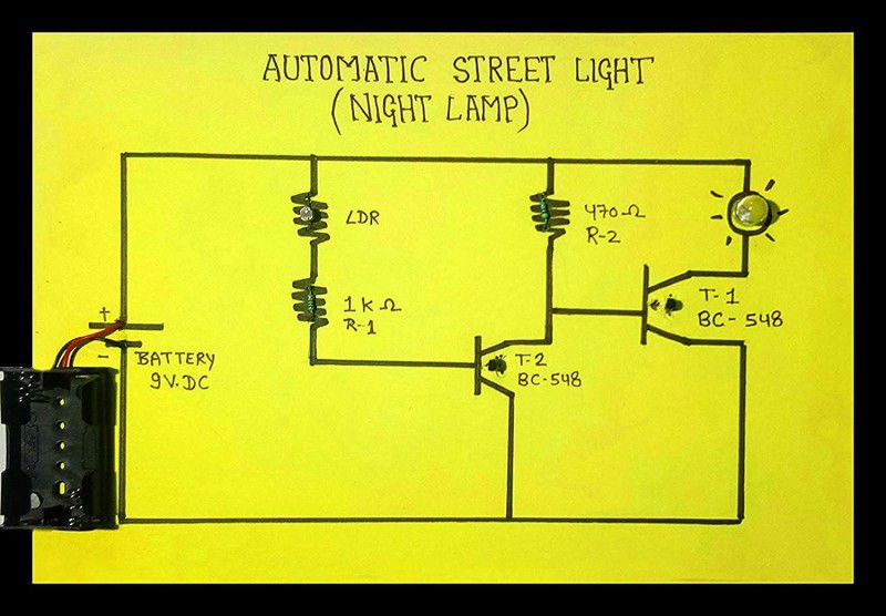 Scientrox Science Projects Automatic Street Light (Yellow)  (Yellow)