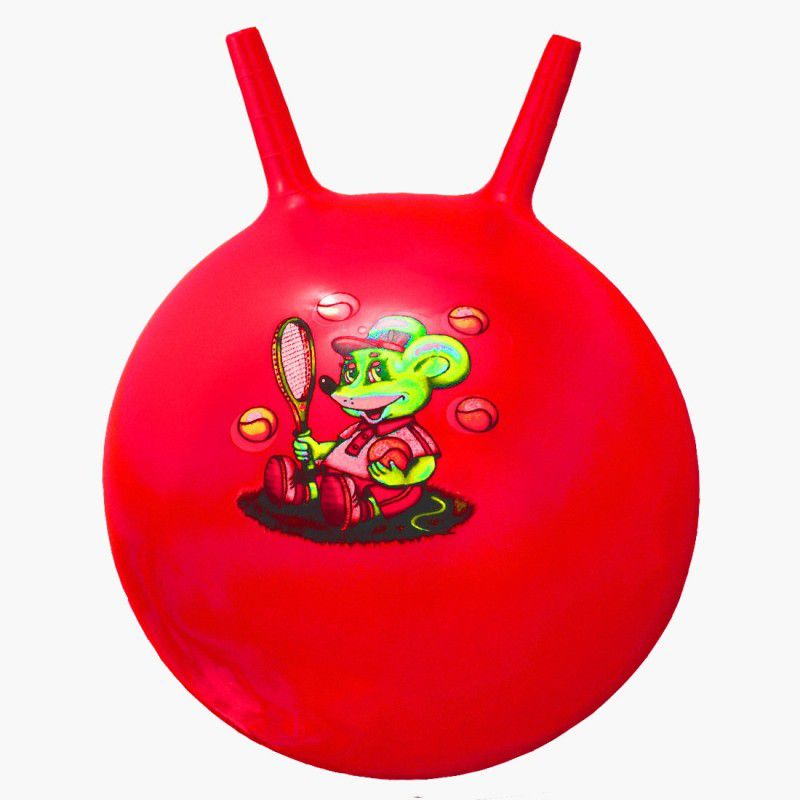 Saffronworld  Jumping Hopping Ball For Inflatable-Red Inflatable Hoppers & Bouncer  (Red)