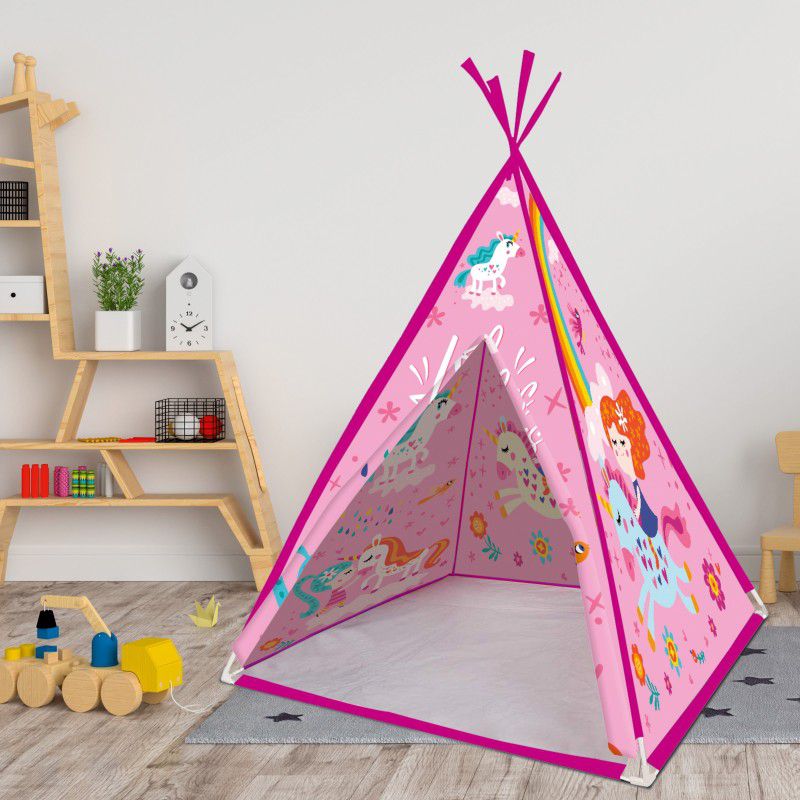 Webby Magical Life Tee Pee Play Tent House for Kids  (Multicolor)