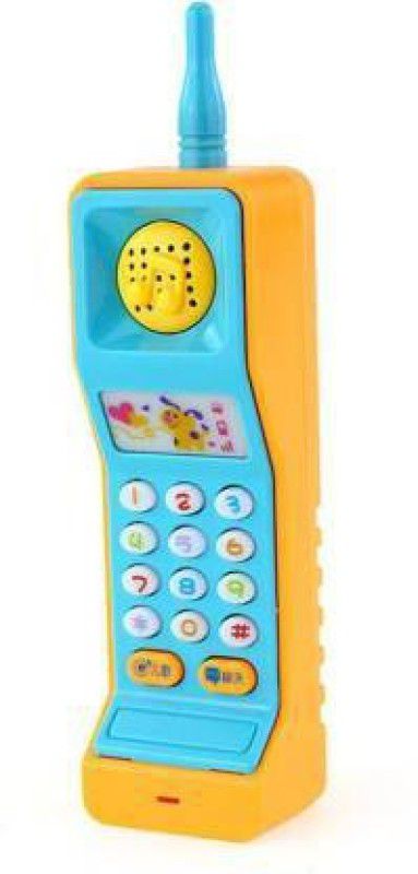 MARATHON Pretend Play Musical Mobile Phone Toy with Colorful Lights and Sound Effects  (Multicolor)