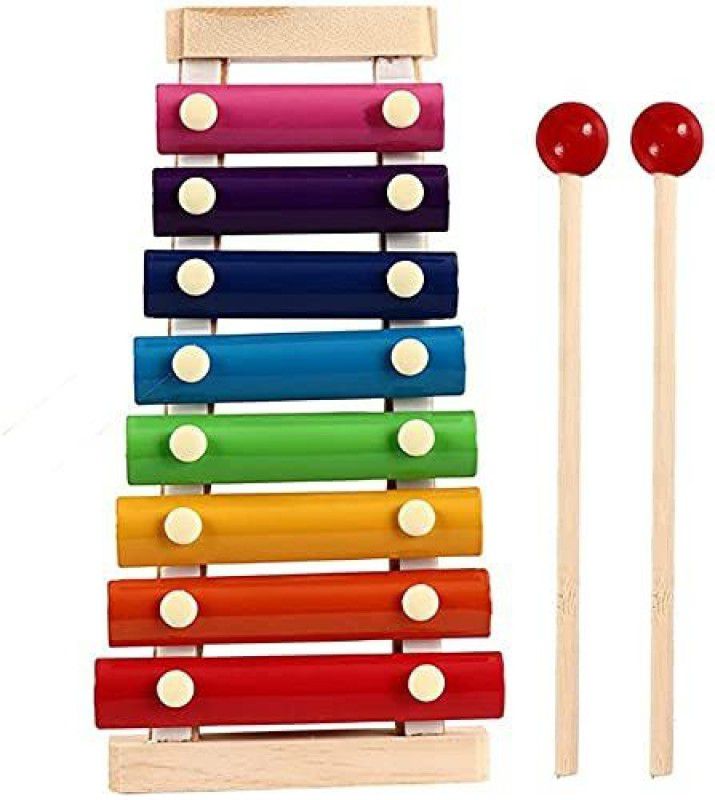 ASATA Guitar Xylophone, Musical Toy for Kids with Child Safe Mallets  (Multicolor)