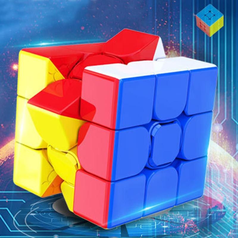 FORSIKHA Speed Cube 3x3x3 High Speed Stickerless Magic 3x3x3 Brainstorming Puzzle Cube  (1 Pieces)